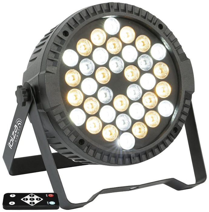 36W White LED Par Can with IR Control