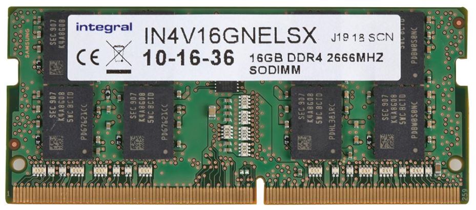 16GB DDR4 PC4-21333 SODIMM RAM