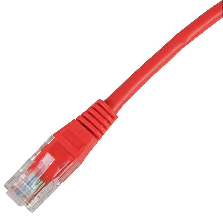 2m Red Cat5e UTP Ethernet Patch Lead