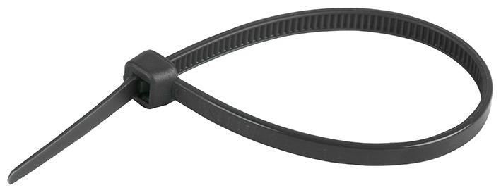 Weather Resistant Nylon Cable Ties, 150mm x 3.6mm, Black, Pack of 100