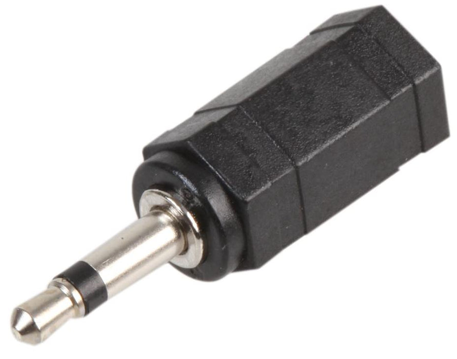 2.5mm Mono Jack Socket to 3.5mm Mono Jack Plug Adaptor