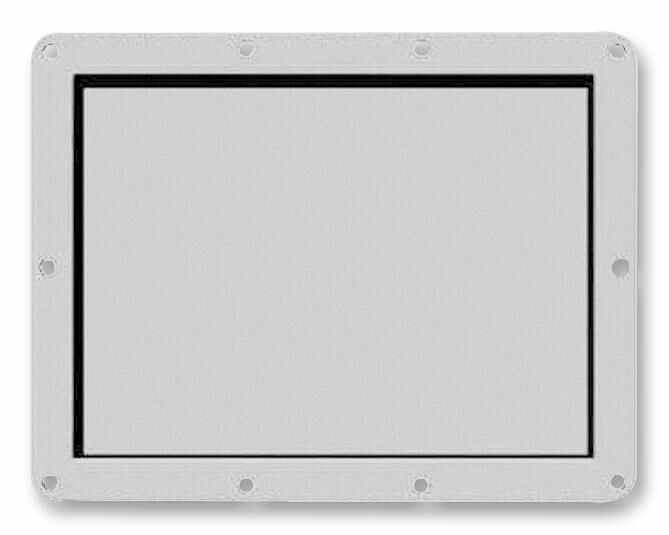 PENN ELCOM Recessed Label Dish for Self Adhesive Tour Labels PennBrite