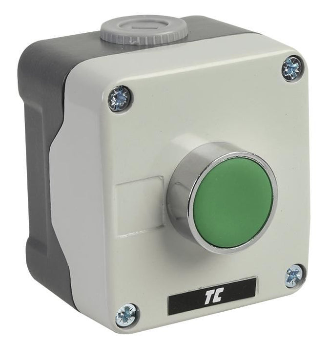 Control Station, Metal, 1x Green, NO