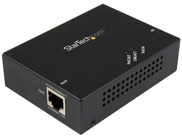 1-Port Gigabit PoE+ Extender, 100m - 802.3at and 802.3af