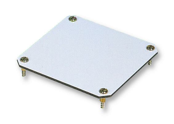 Melamine Mounting Plate for Polycarbonate or Polystyrene Enclosure - 90x90mm