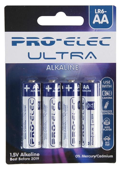 Ultra Alkaline Batteries 4 Pack