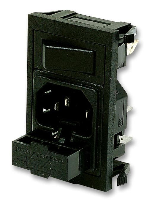 Inlet, IEC, Switched and Fused
