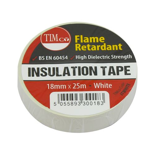 PVC Electrical Coloured Insulation Tapes - Size 25m x 18mm - Packs of 10