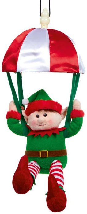 53cm Musical Kicking Elf on Parachute