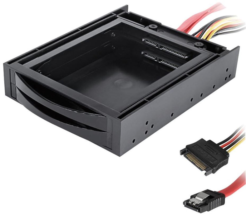 Hot Swap Dual 2.5" SATA Drive Bay with 3.5" Chassis