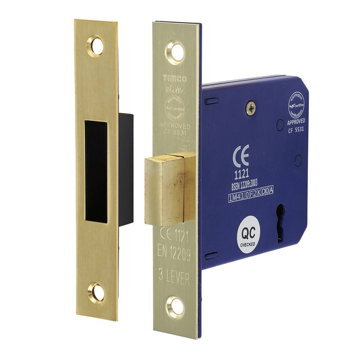 3 Lever Deadlock Electro Brass