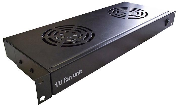 1U 2 Way Cooling Fan Unit for 19" Rack Enclosure