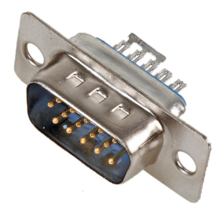 15 Pin Hi Density D-Sub Plug, Solder Bucket, Pack of 5