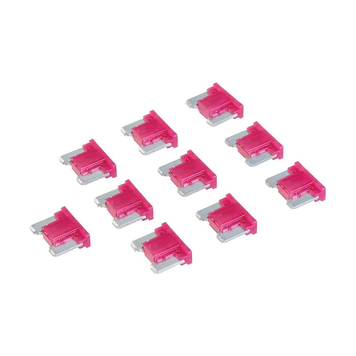 ATT Low Profile Mini Automotive Blade Fuses 10pk - 10A Red