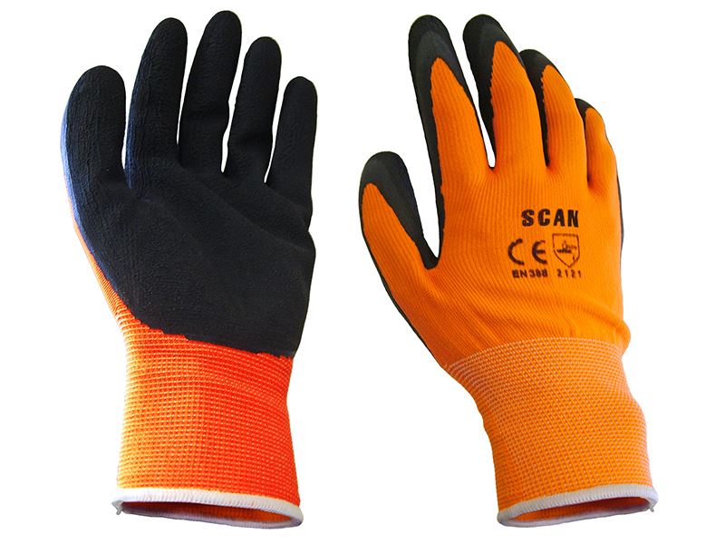 Foam Latex Coated Gloves