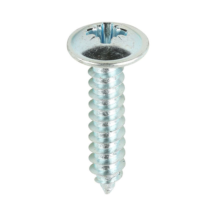 Metal Tapping Screws - PZ - Flange - Self-Tapping - Zinc