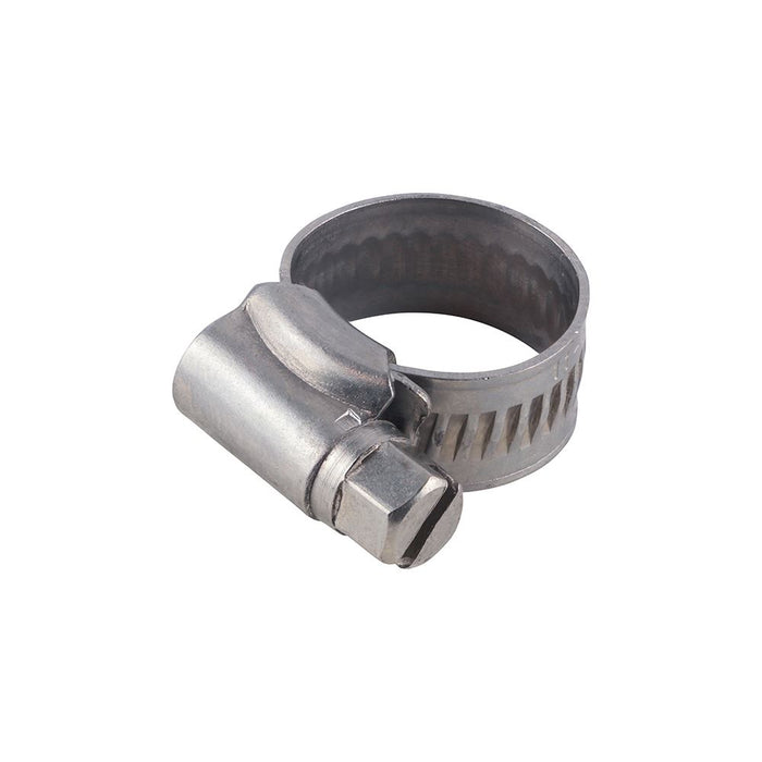 Worm Drive Screw Hose Clips - Stainless Steel. Various Sizes. Packs of 10