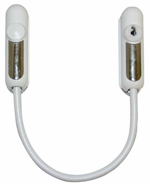 Sliplock Window Restrictor with Key - White