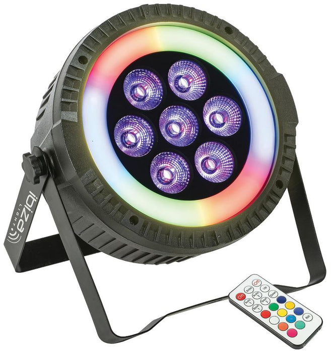 42W LED + 48x SMD Par Can RGBW with IR Control