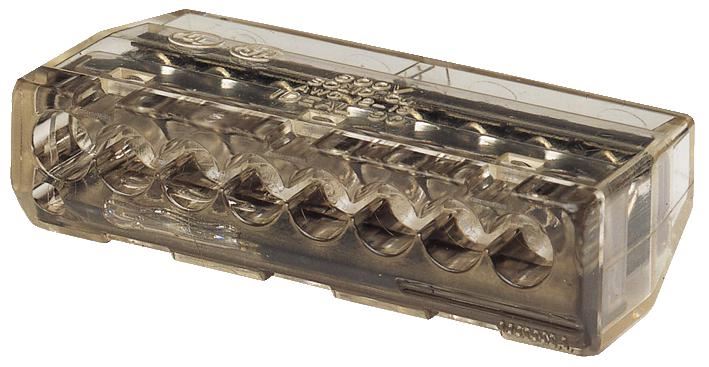 In-Sure™ Push-in, 8-Port Wire Connectors, Black