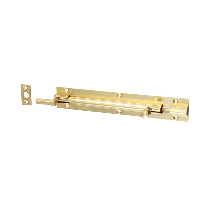 Necked Barrel Bolt - Polished Brass (Size 150 x 25mm - 1 Each)