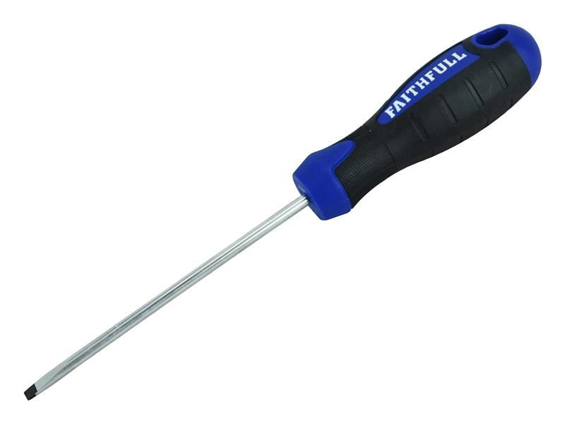 Soft Grip Screwdriver, Parallel Slotted