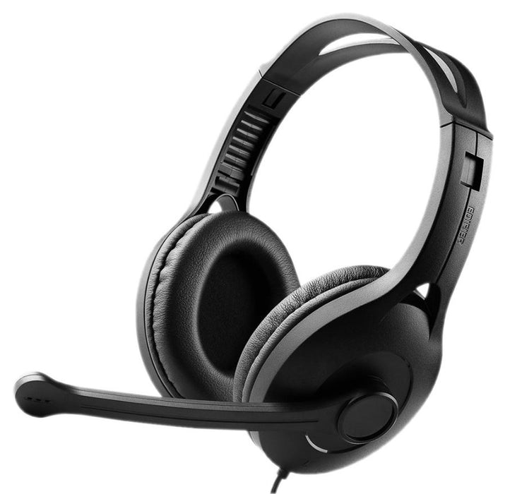 K800 USB Over-Ear Stereo Headphones, Black