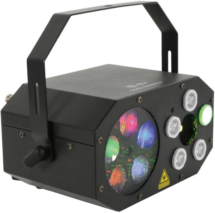 3-in-1 Mult-Effect Light Starwash/Laser Gobo