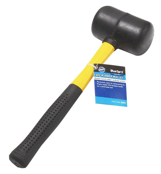 16oz (450g) Fibreglass Rubber Mallet