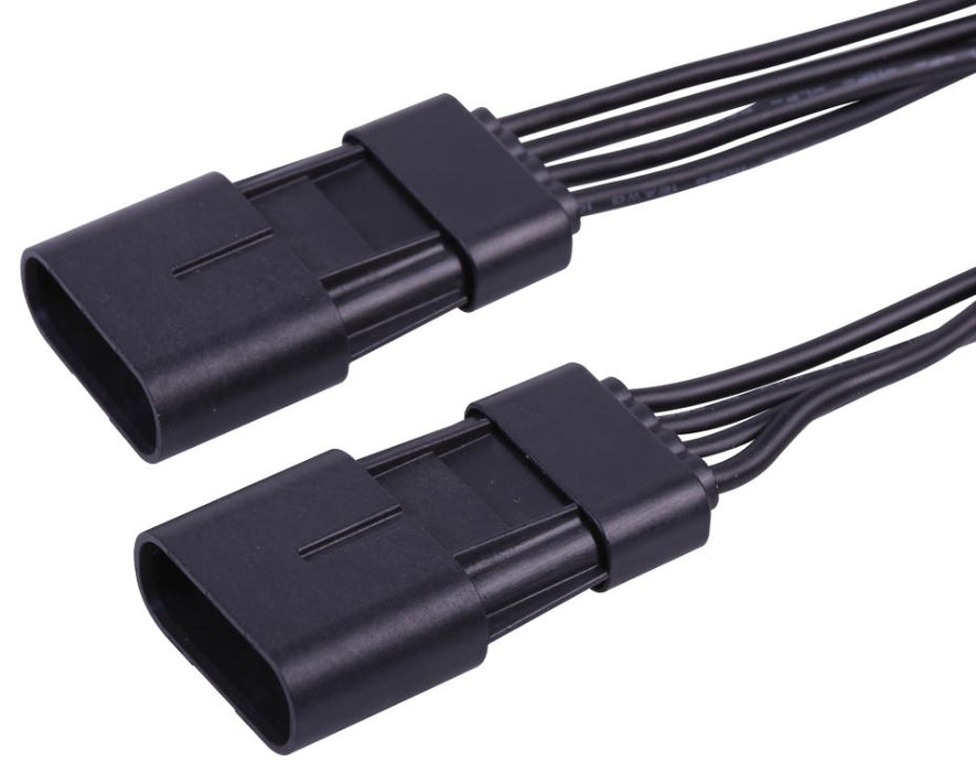 4 Pin Squba Plug to 4 Pin Squba Plug Lead, 150mm