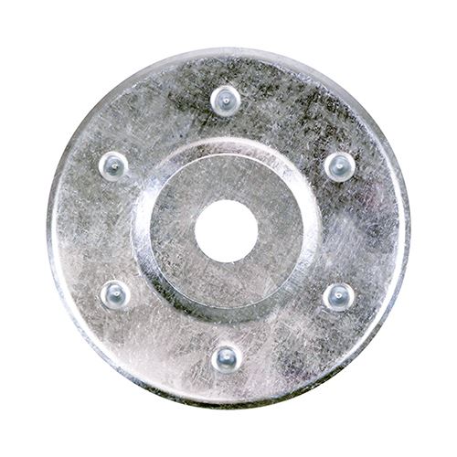 Large Metal Insulation Disc Galvanised