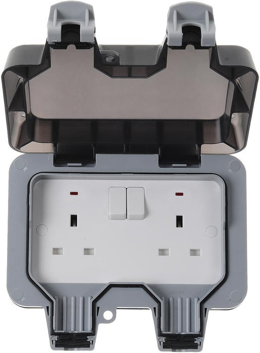 BG - 13A 2 Way Outdoor Mains Socket