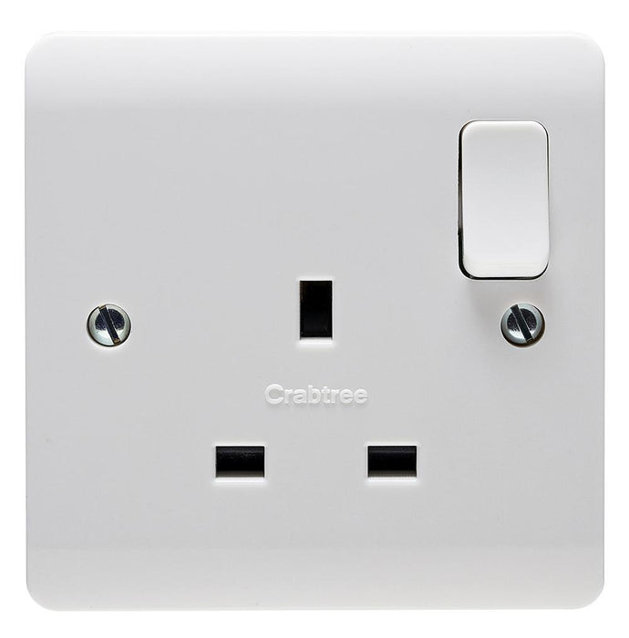 Instinct DP Switched Wall Socket, Dual Earth, 13A