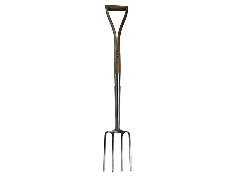 Prestige Stainless Steel Digging Fork Ash Handle