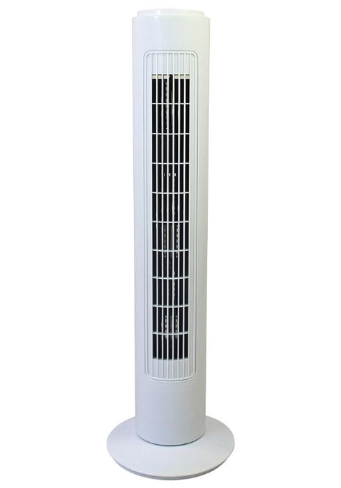 29" Tower Fan, White