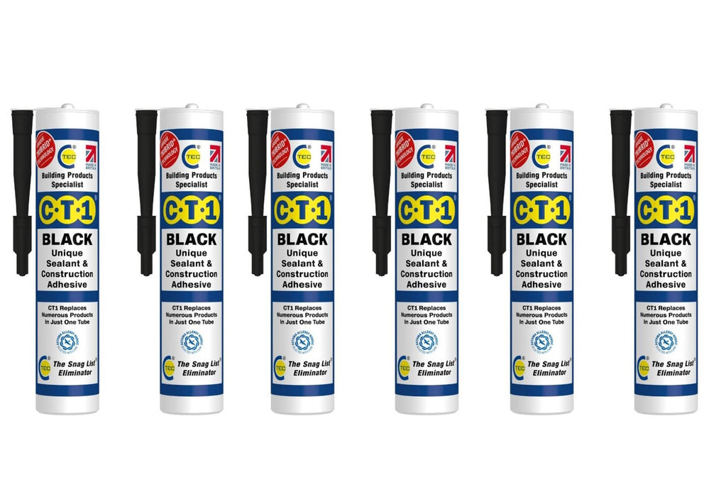 Building Sealant & Adhesive Snag Tube for Virtually Any Material (6 Pack)