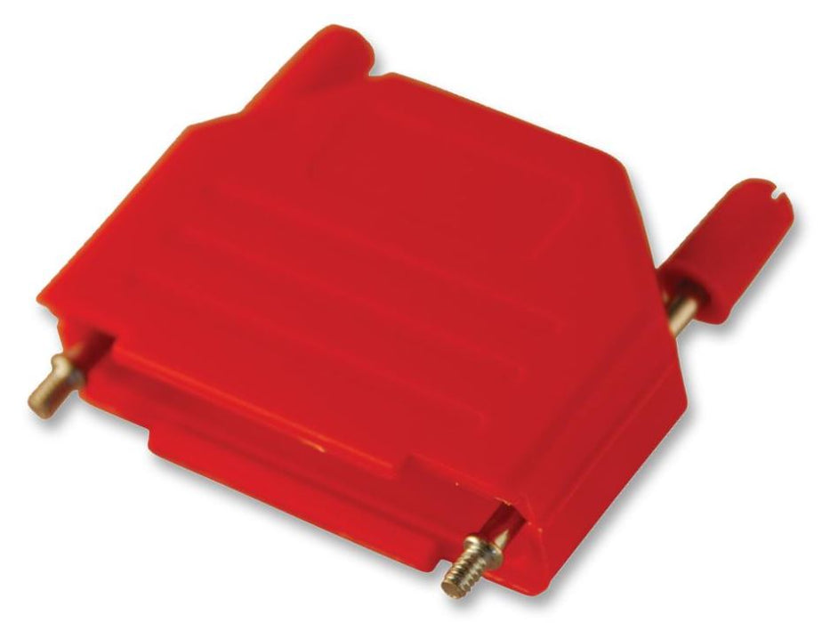Backshell for DA, 15 Way, Red Nylon