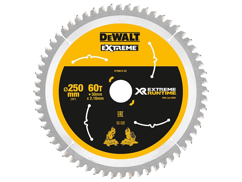 Extreme Runtime FlexVolt Mitre Saw Blade