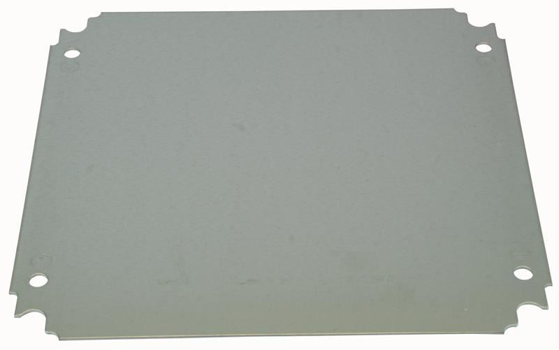 Galvanised Steel Mounting Plate for CRN Wall Mount Enclosure - 300x300mm