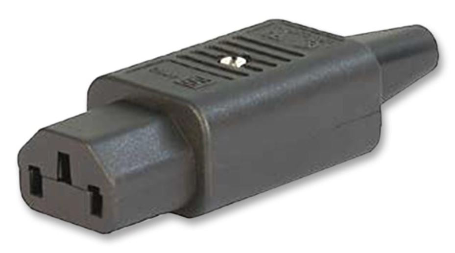 C13 IEC Connector, 10mm Cable Entry