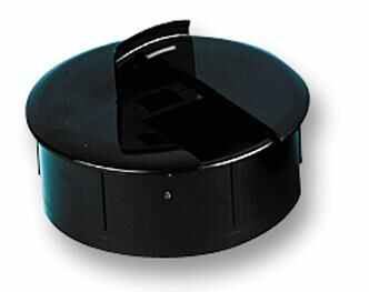 Round Desk Grommet 60mm Black