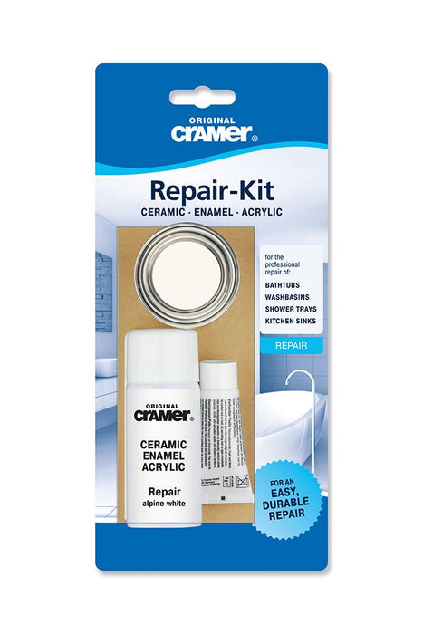 Ceramic Enamel Repair Kit Alpine - White