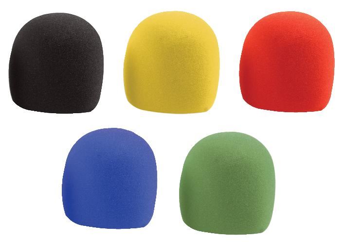 Microphone Windshields, Multicoloured (5 Pack)