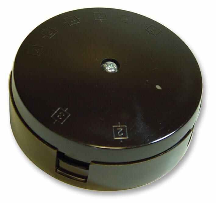 4 Way 20A Junction Box - Brown