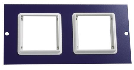 AV Floor Plate with 2x Euro Mod Frames 50x50mm