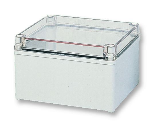 IP67 Piccolo Polycarbonate Enclosure with Transparent Lid - 170x80x65mm