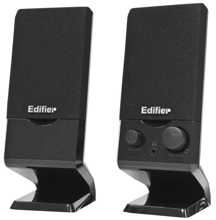 M1250 2.0 Portable USB Multimedia Speakers, 2x 0.6W Black