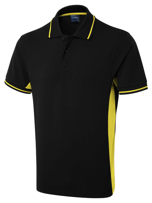 Unisex Two Tone Polo Shirt