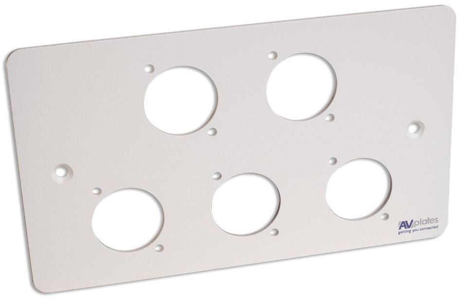 2 Gang 5x D-Shell Wall Plate