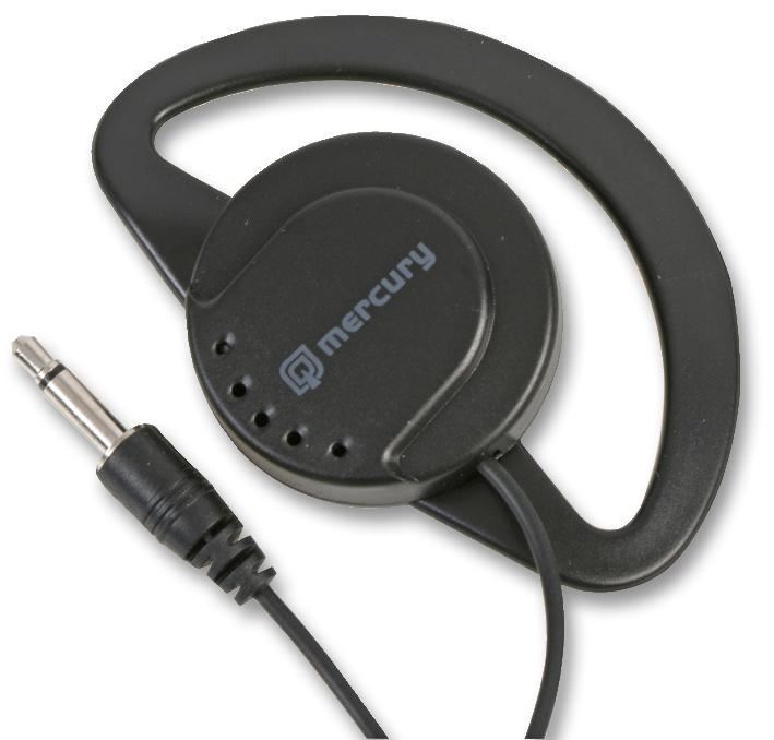 EAGLE - Mono Clip-on Headphone, Black